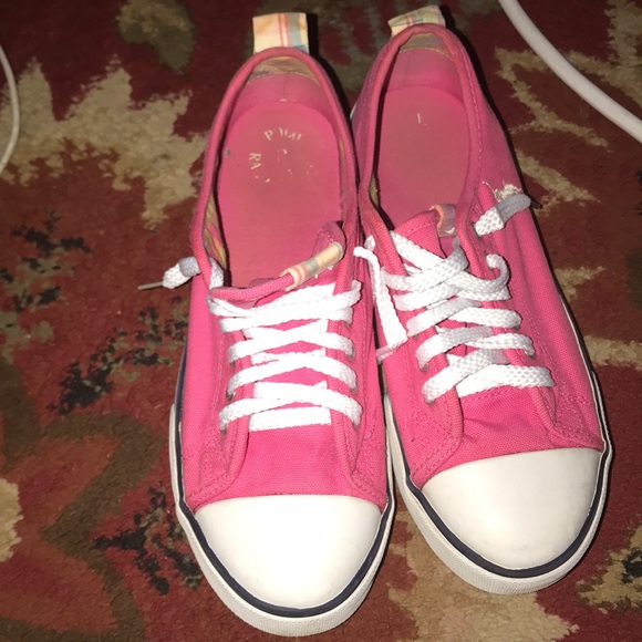 Polo Ralph Lauren Pink Sneakers 4 And A 